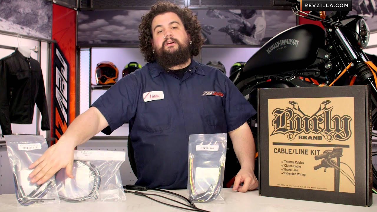 Burly Handlebar Cable Installation Kit for Harley Review at RevZilla.com