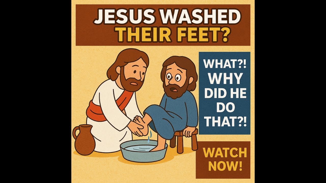 Why Did Jesus Wash His Disciples&rsquo; Feet? | Bible Story for Kids | Kids Gospel TV