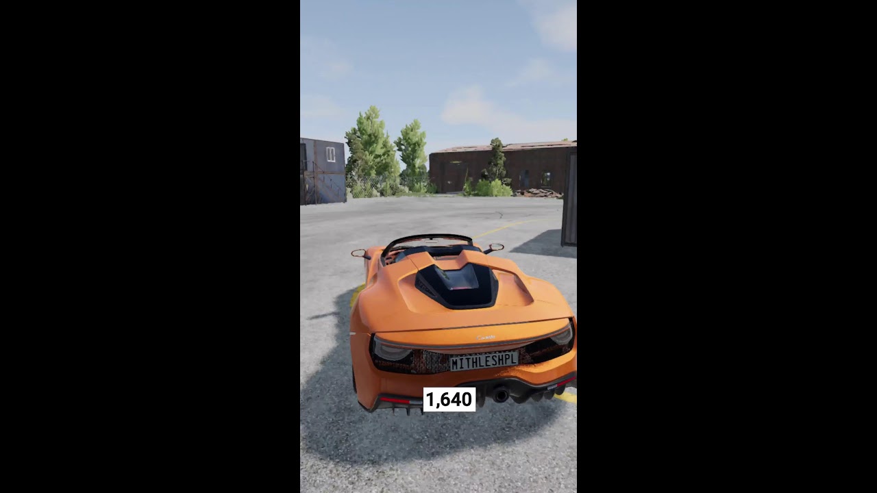 Crazy Car Test #Shorts #VerticalLive