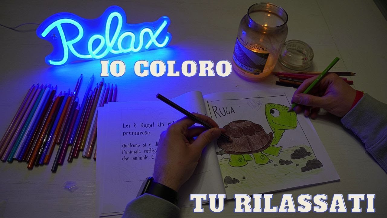 Io Coloro Tu Rilassati 🎨| ASMR ITA