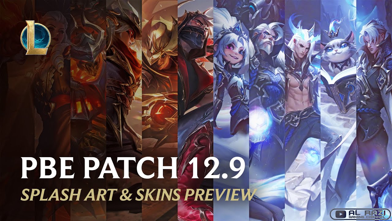 High Noon 2022 & EDG Skins | 1080p 60fps Splash Art & Skins Preview | Patch 12.9 - League of Legends