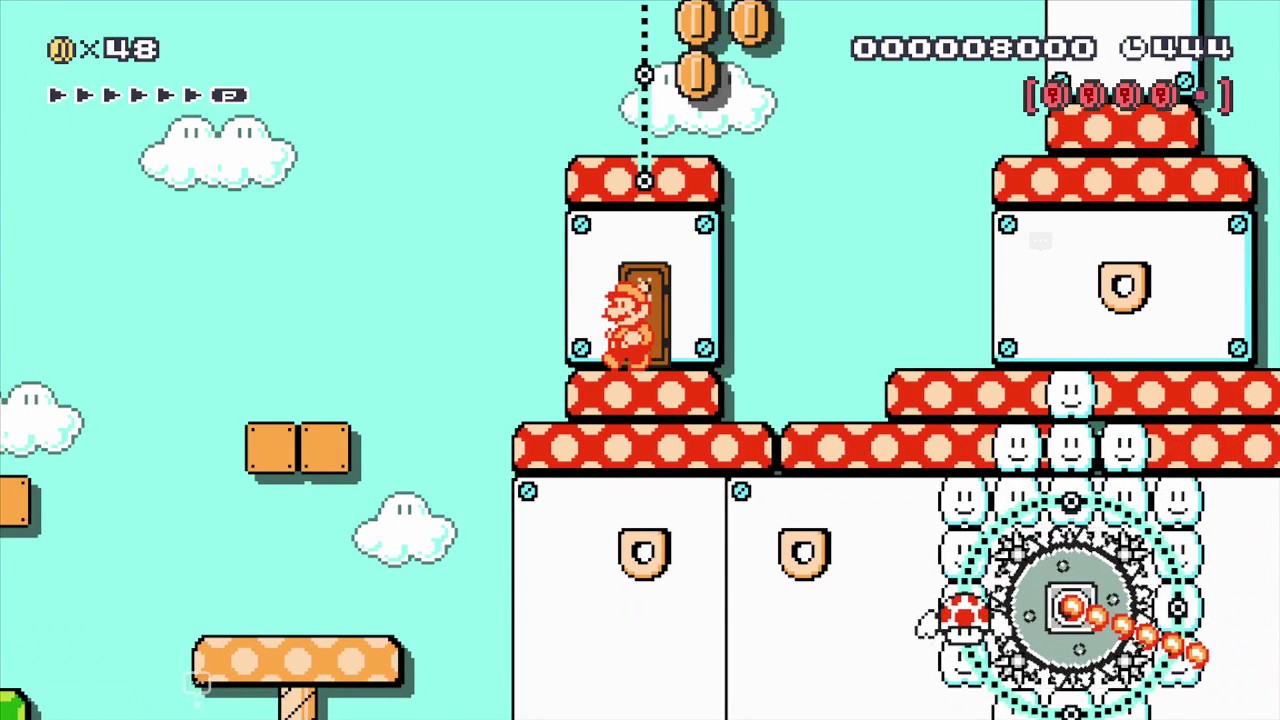 Peach Castle in Winter - from leon - SUPER MARIO MAKER Gameplay RAW