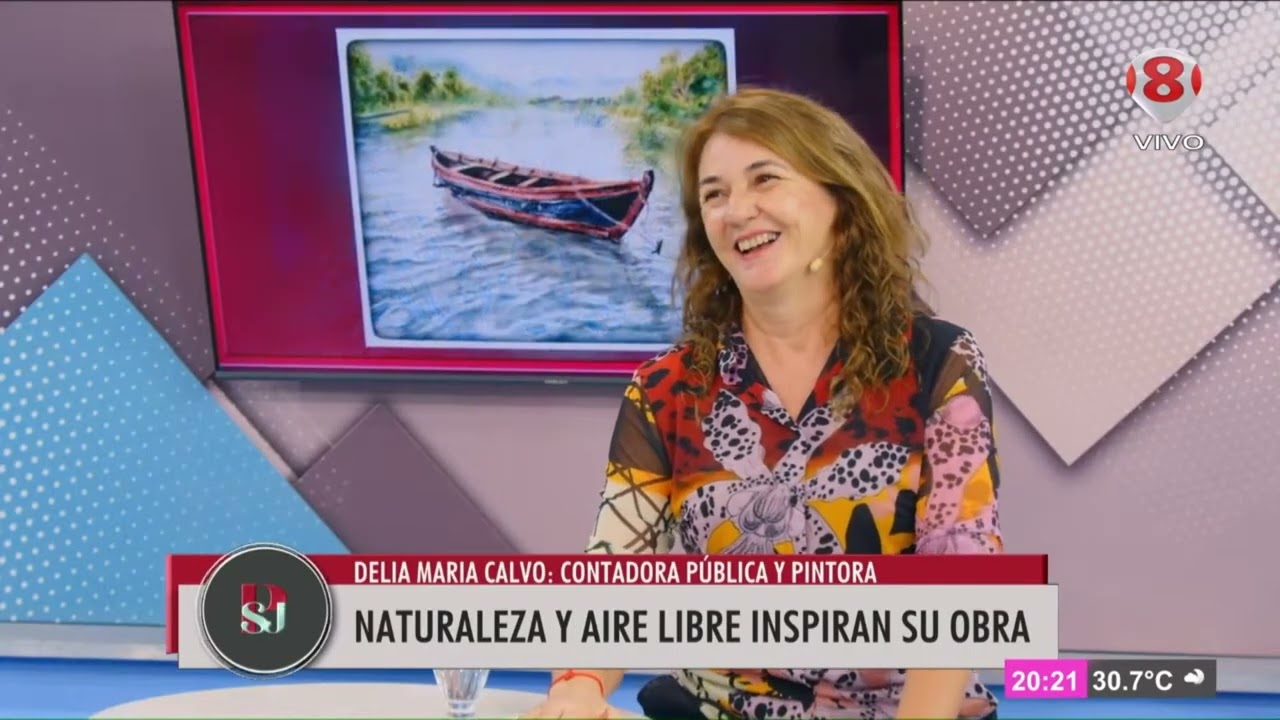 PSJ 28 02 DELIA MARÍA CALVO, CONTADORA PÚBLIUCA Y PINTORA