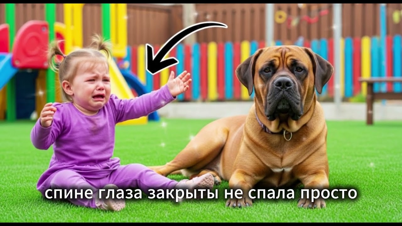 «Малыш обнимает гигантского бульмастифа — шокирующая реакция!»