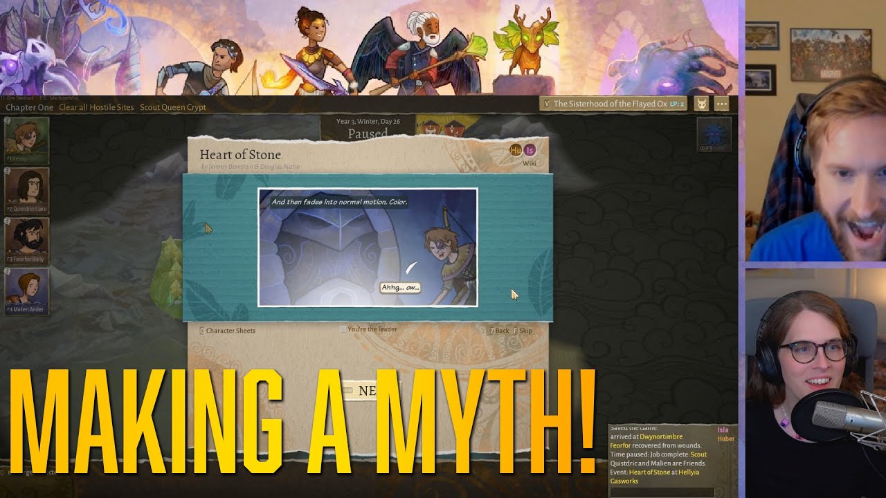 Co-op Myth Making in Wildermyth!