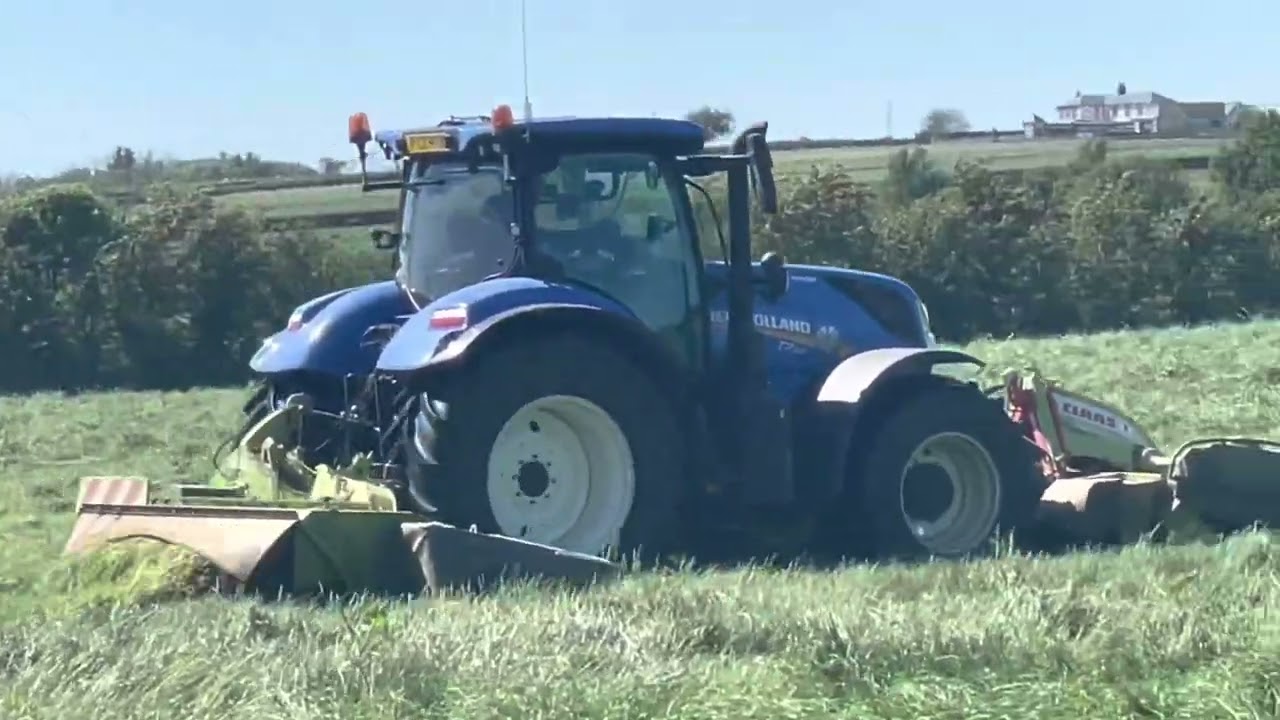 New Holland T7.210 Claas Mowers gtritchie5