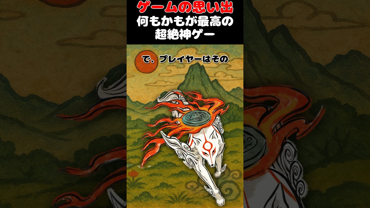 何もかも神ゲーだったゲーム#ゲーム #ゲームの思い出 #ps2 #大神