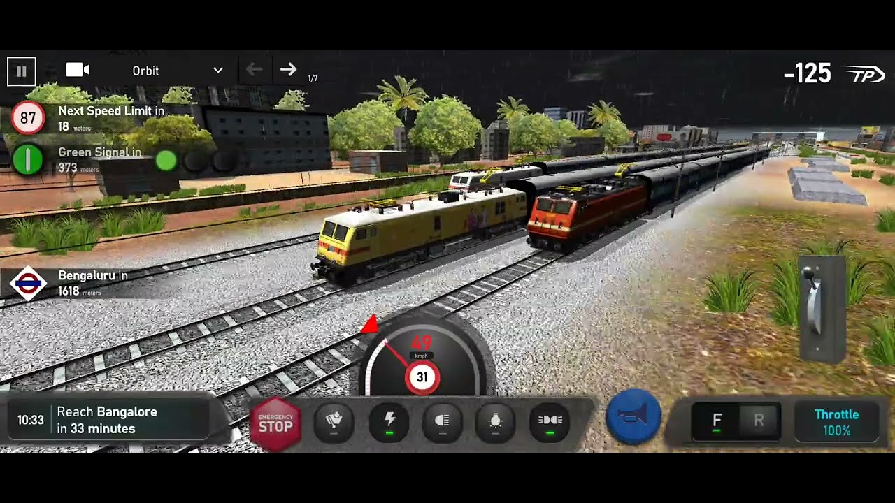 19️⃣ Trains Crossing At Bumpy✅️Branches Railroad Crossing Tracks | Trains Crossing | Curve Branches 