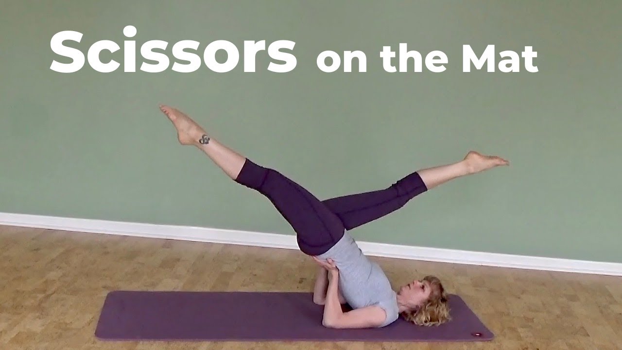 Scissors In The Air on the Mat ⎮Pilates Encyclopedia