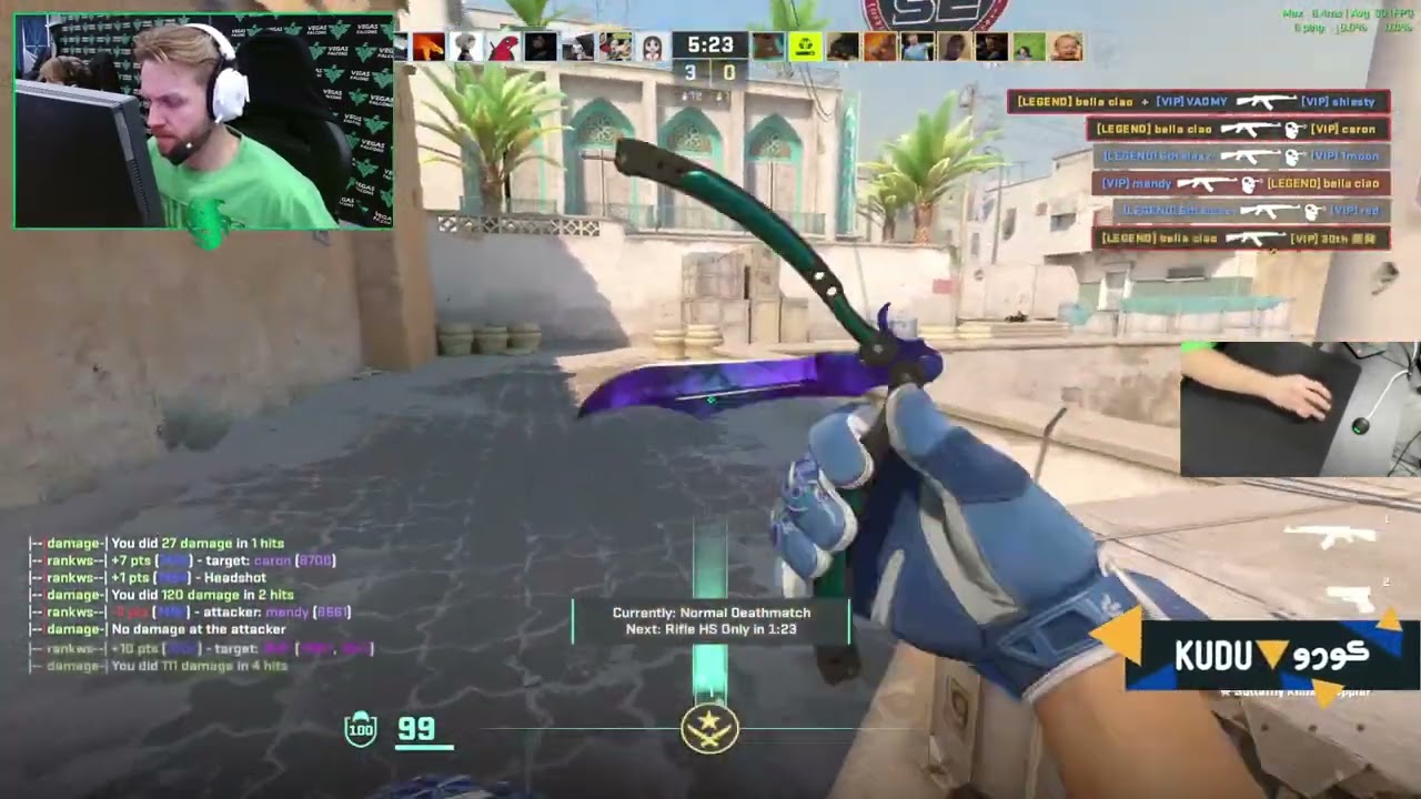 Falcons NiKo Plays Deathmatch in The USA (w/ Handcam)