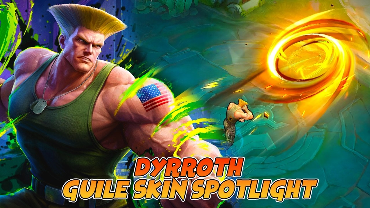 Dyrroth Guile Skin Spotlight | MLBB Capcom Street Fighter Crossover
