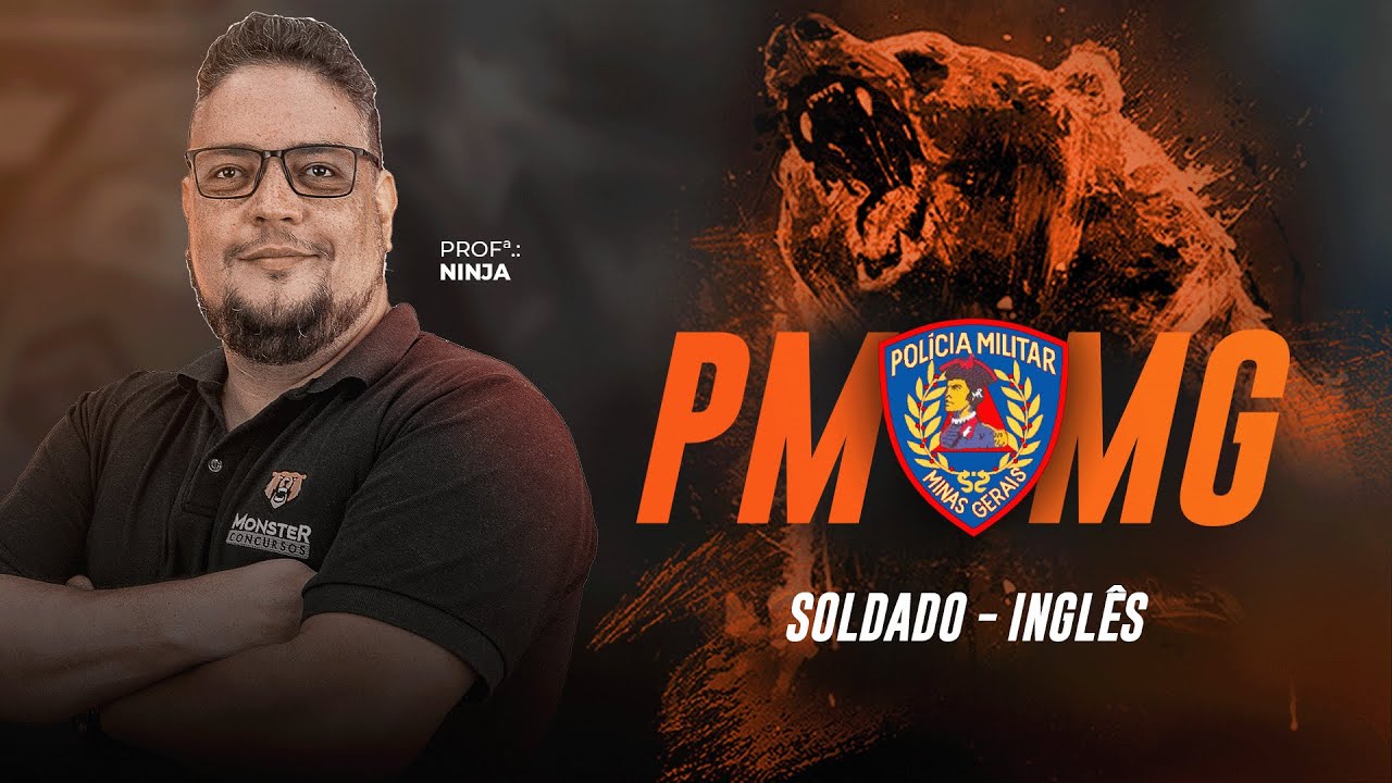 Concurso PM MG Soldado - Ingl&ecirc;s