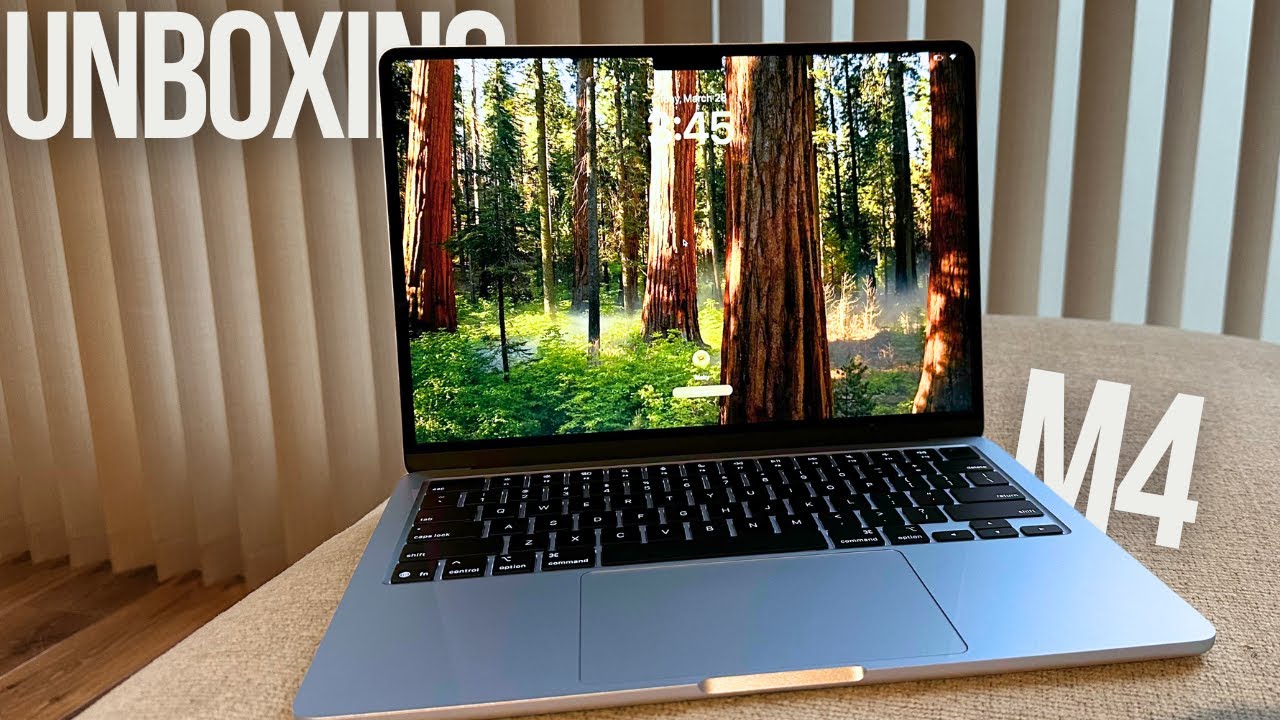 M4 MacBook Air Sky Blue | Unboxing & Setup