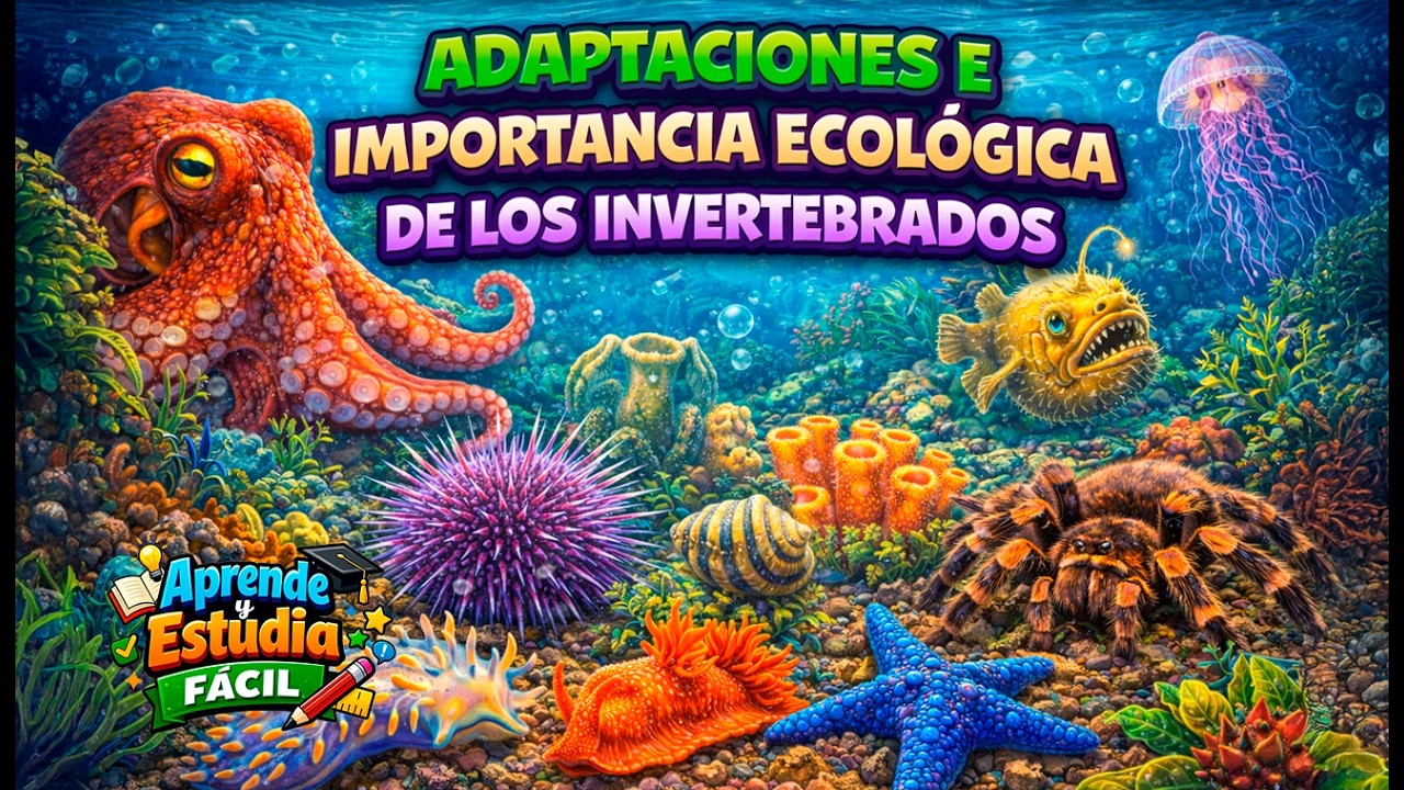 Sin ellos, el planeta colapsaría | Adaptaciones e importancia de los invertebrados