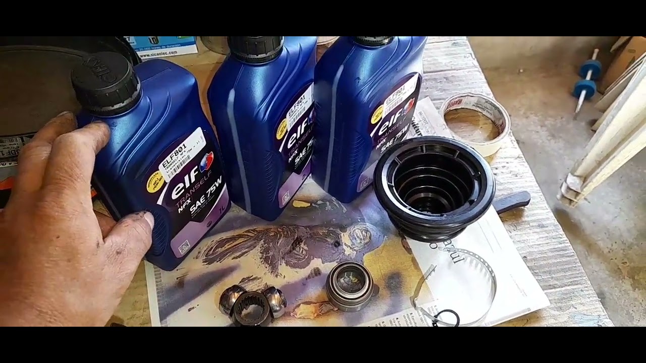 cambio fuelle salida de caja Renault kangoo
