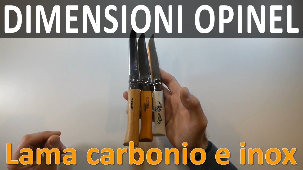 Dimensione coltelli Opinel a confronto (N°8, N°9 e N°10)