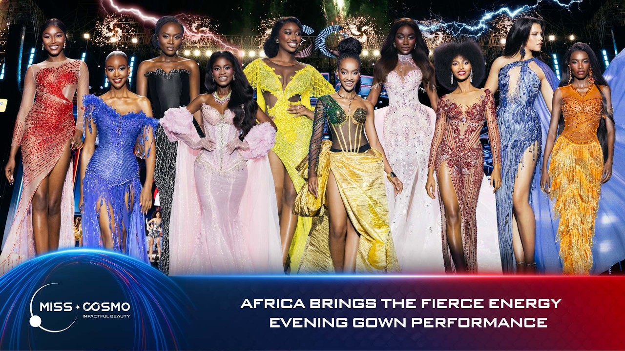 Africa Bring the Fierce Energy | Jury Session Evening Gown Performance | Miss Cosmo 2025
