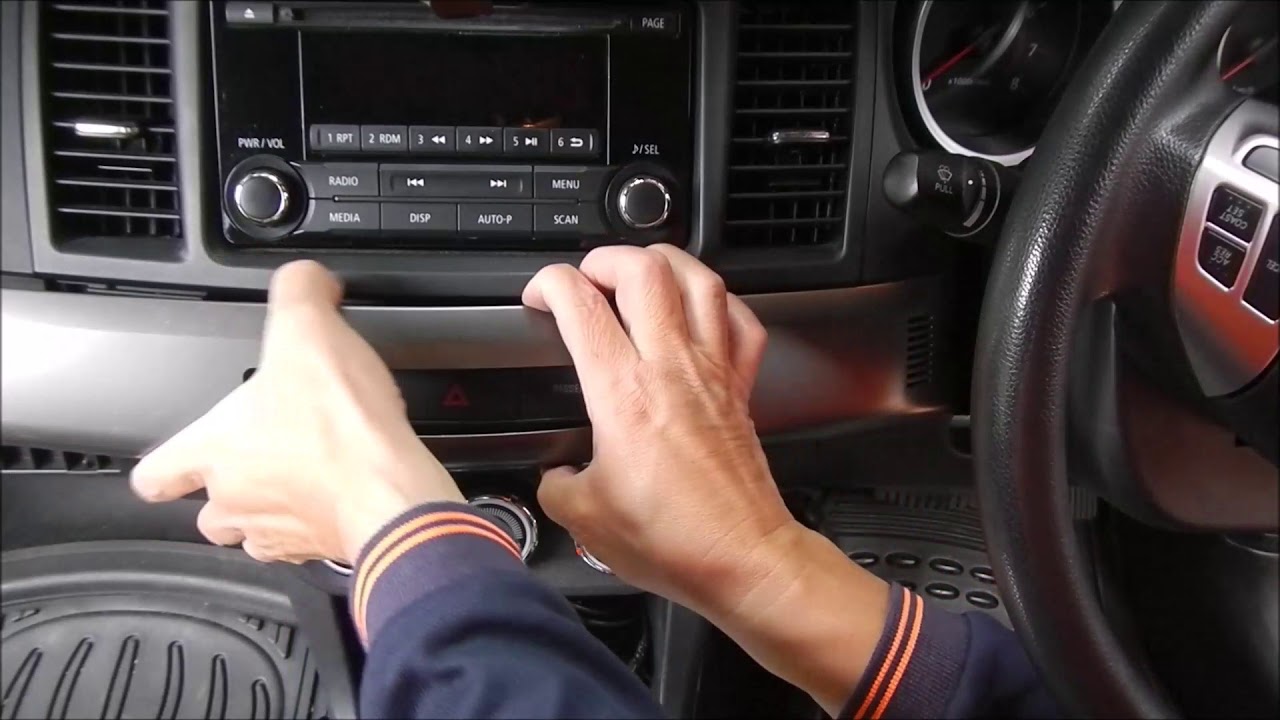 Mitsubishi Lancer 2014 Head Unit Removal