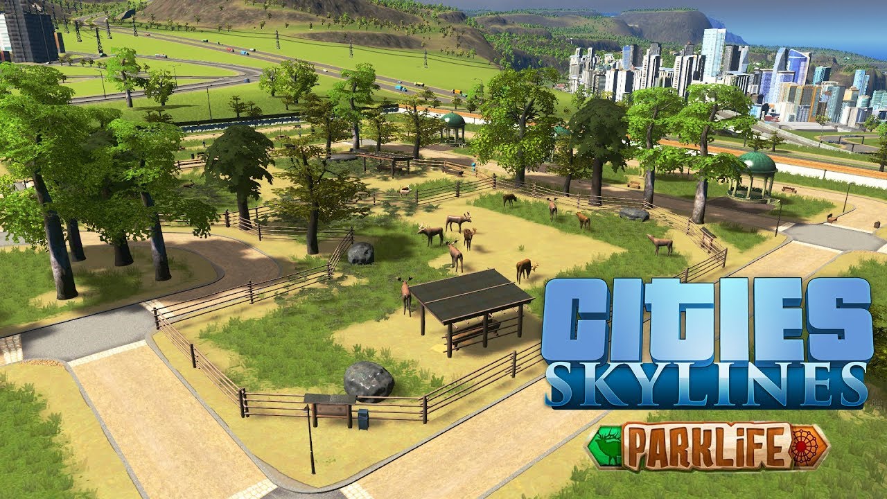 Cities Skylines Parklife - Зоопарк Рэйкхем! #48