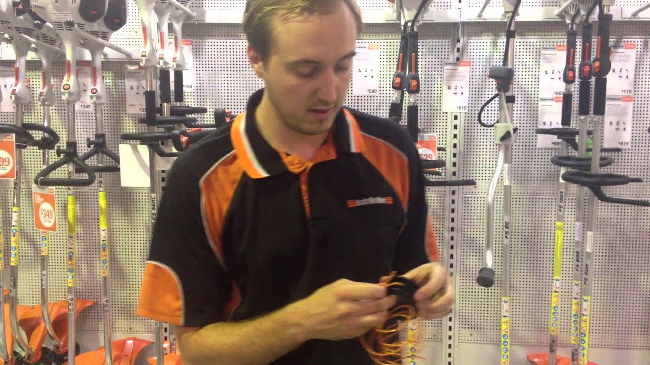 Как заправить STIHL FS55, FS85, FS90, FS110 и FS130 Super Cut 20-2