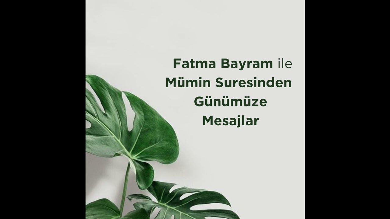 Mümin Suresinden Günümüze Mesajlar
