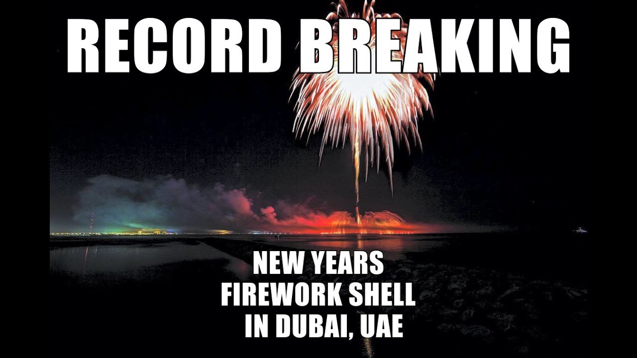 Record Breaking New Years Eve Fireworks Display in Dubai
