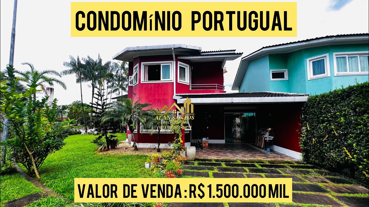 Casa para venda no condomínio Portugal 🇵🇹 com 03 suítes mobiliada