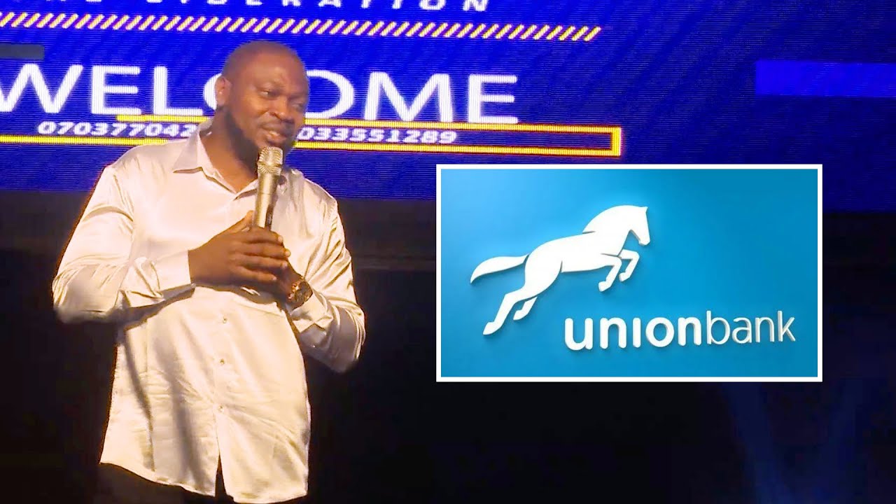 Union Bank come and hear what Buchi Comedian is saying on stage is it true? 😂 😆