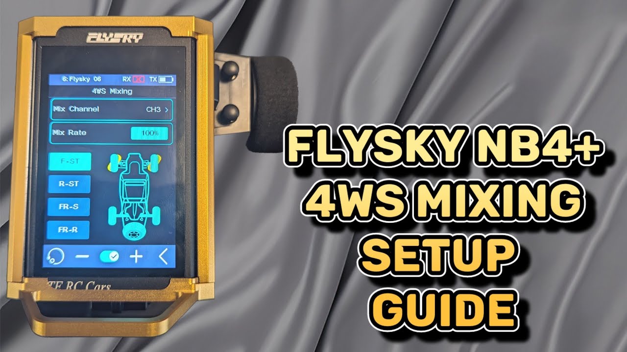 Flysky NB4+ 4WS mixing guide.