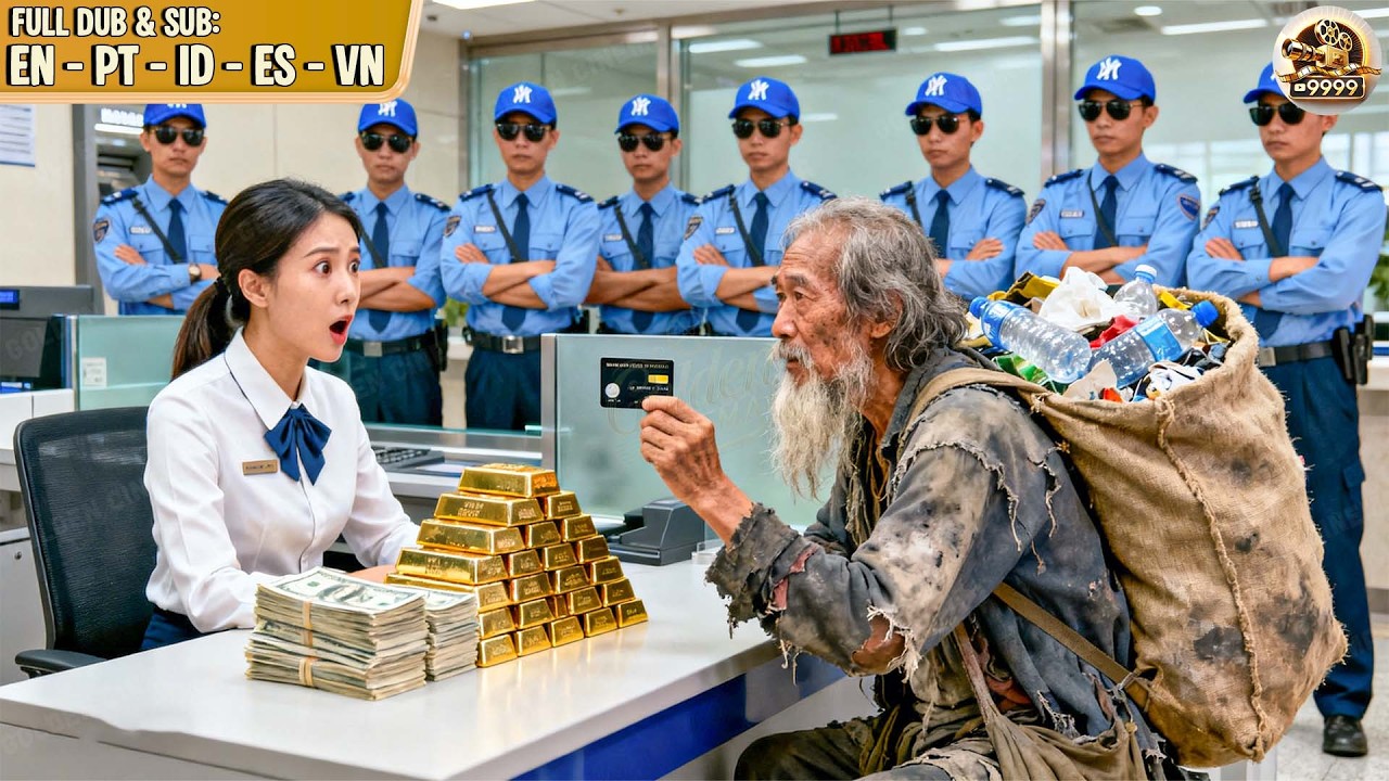 Old Junk Collector Walks Into Bank To Withdraw Billions, Staff Mock Him, Turns Out Billionaire