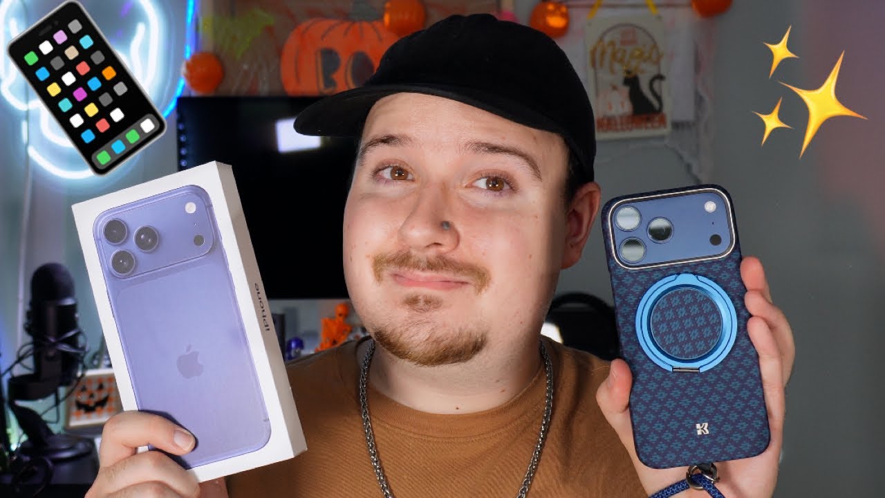 Распаковка iPhone 17 Pro Max в цвете «Тёмно-синий»! 📱🔹