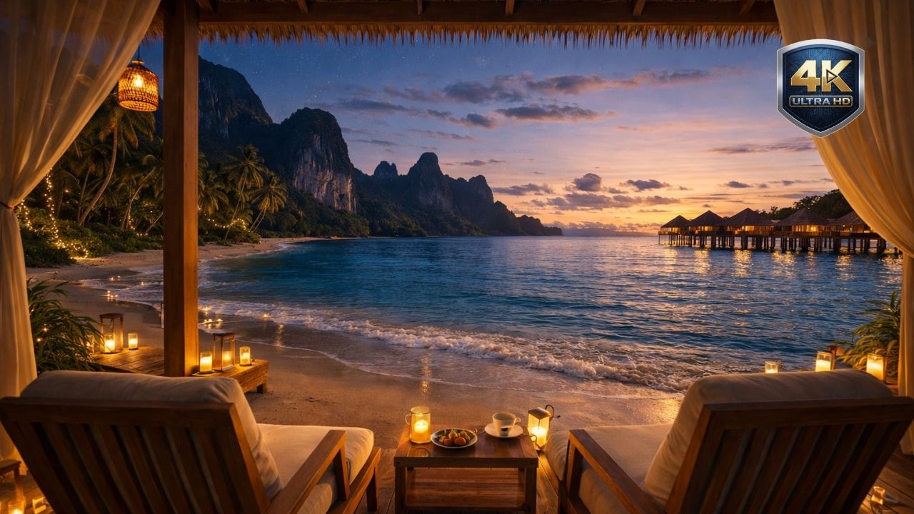 Relaxing Beach Sounds | Ocean Waves For Sleep, Relaxation & Stress Relief