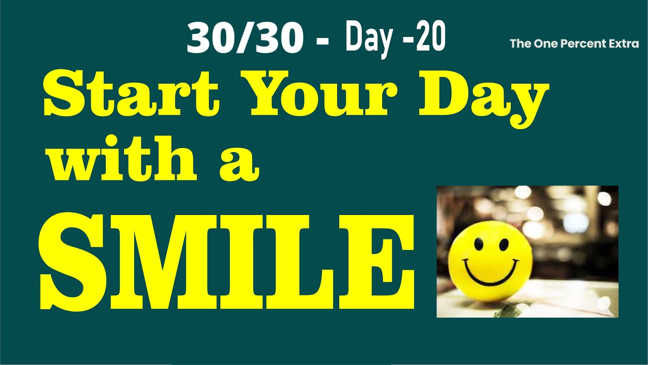 30 Days 30 Positive Activities/ Day - 20/ #shyamalagandhimani #theonepercentextra