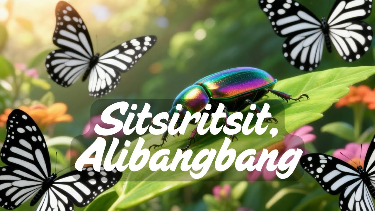 Sitsiritsit Alibangbang 🦋 | Filipino Folk Song for Children