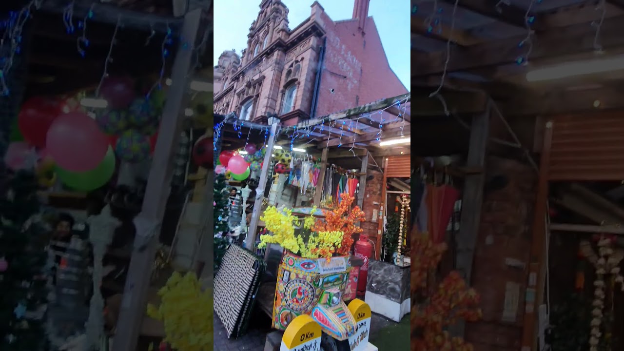 Soho Road Birmingham UK Christmas 2025