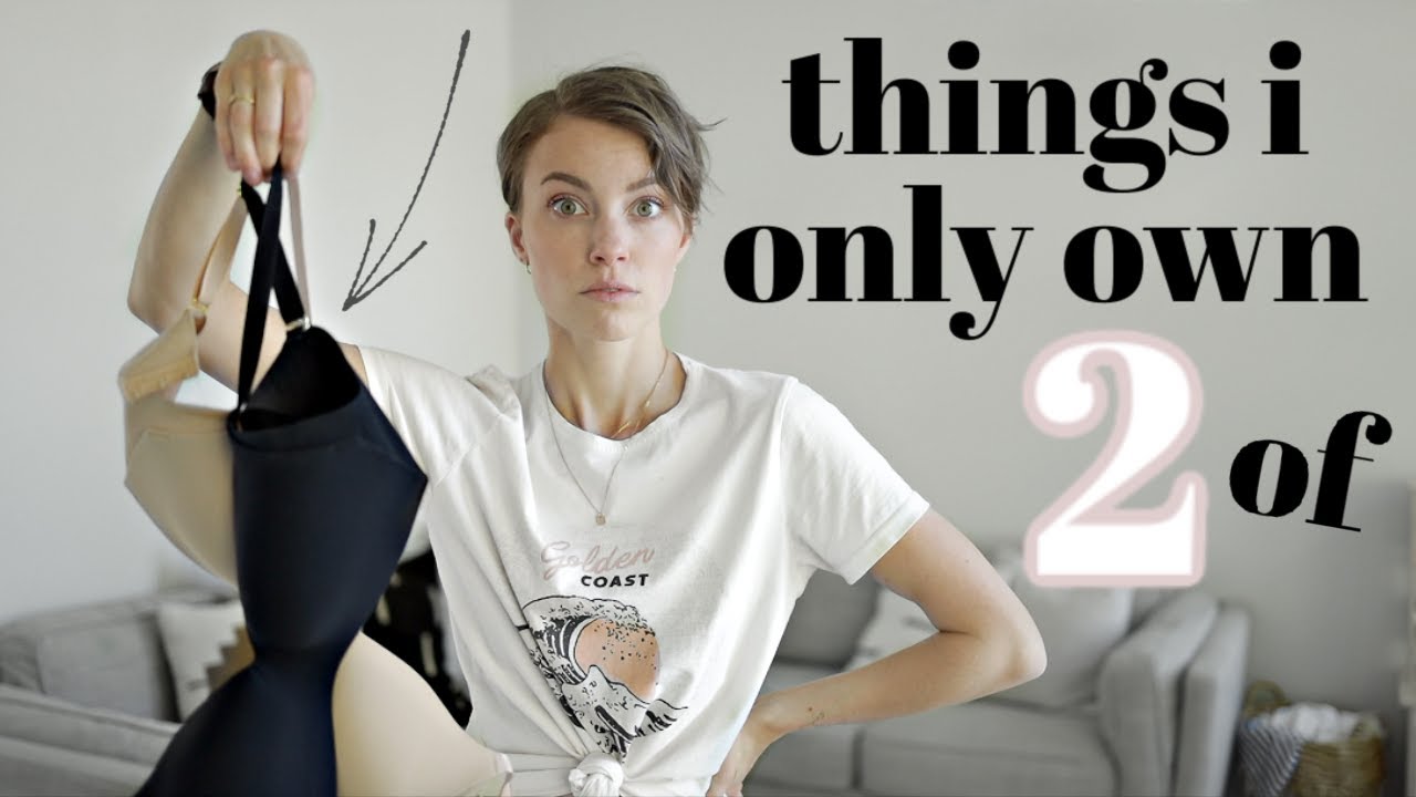 Things I ONLY OWN 2 Of | MINIMALISM