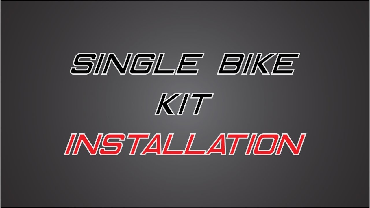 My Lifter Installation: The Single Bike Kit