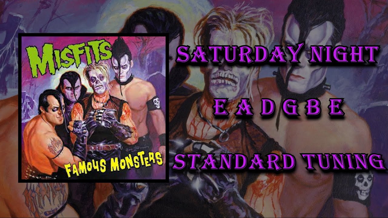 Misfits - Saturday Night Guitar TABS in Standard Tuning
