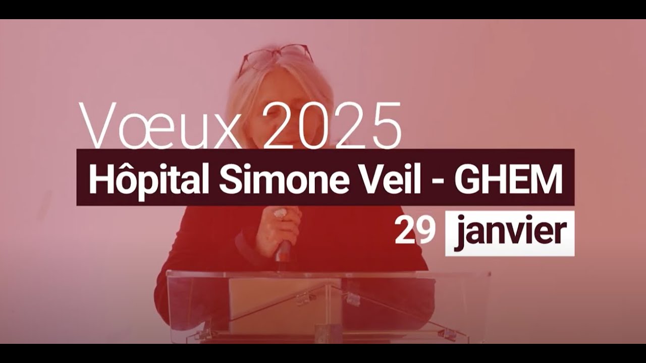 Voeux de l'Hôpital Simone Veil 2025  - Des témoignages plutôt qu'un long discours
