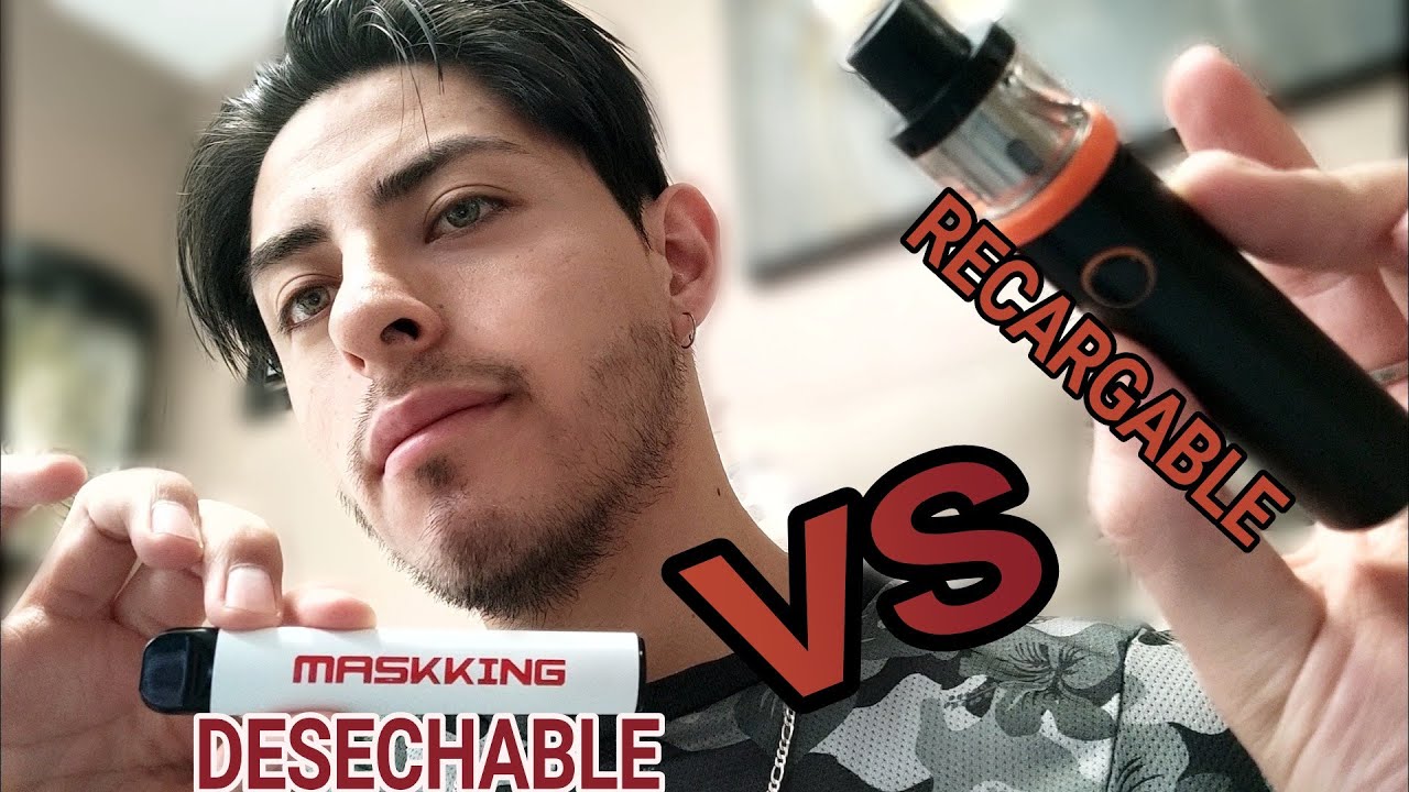 Vape Desechable VS Vape Recargable / Precio, Cant. Vapor, Duraci&oacute;n / MASKKING VS PEN22