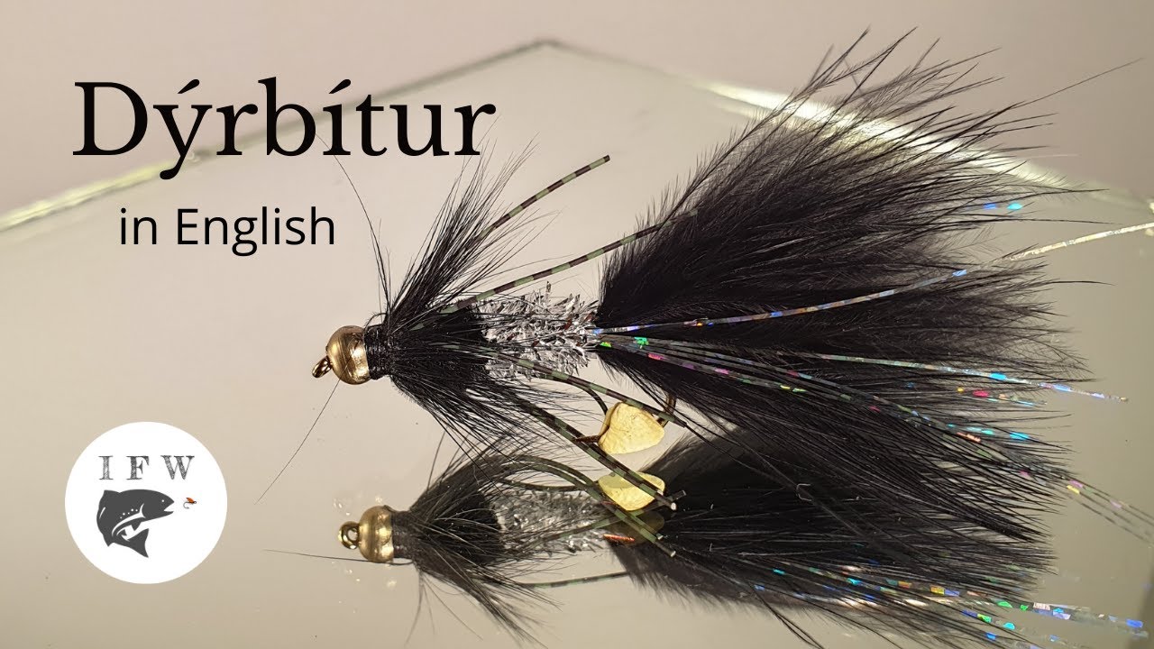Tying a fly called Dýrbítur Fly Tying tutorial | Ívar's Fly Workshop