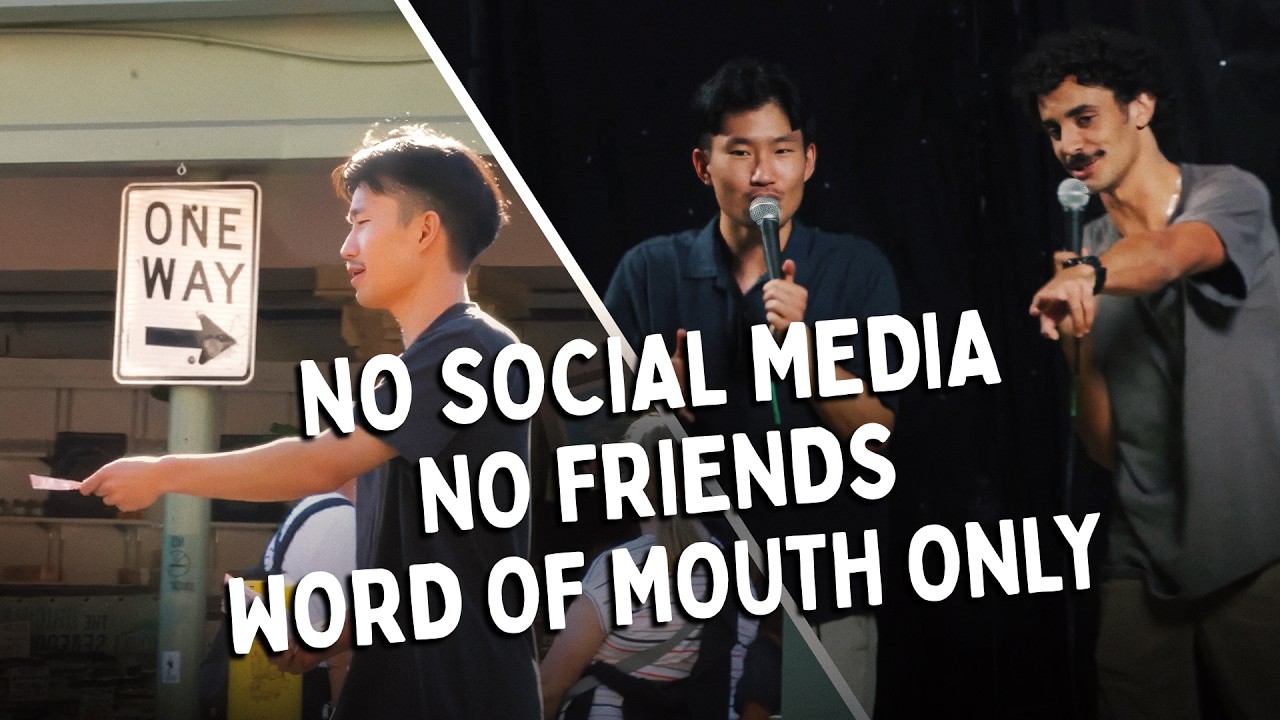 Can we sell out a show in 5 days? (STANDUP COMEDY CHALLENGE/Zero Tickets Sold)