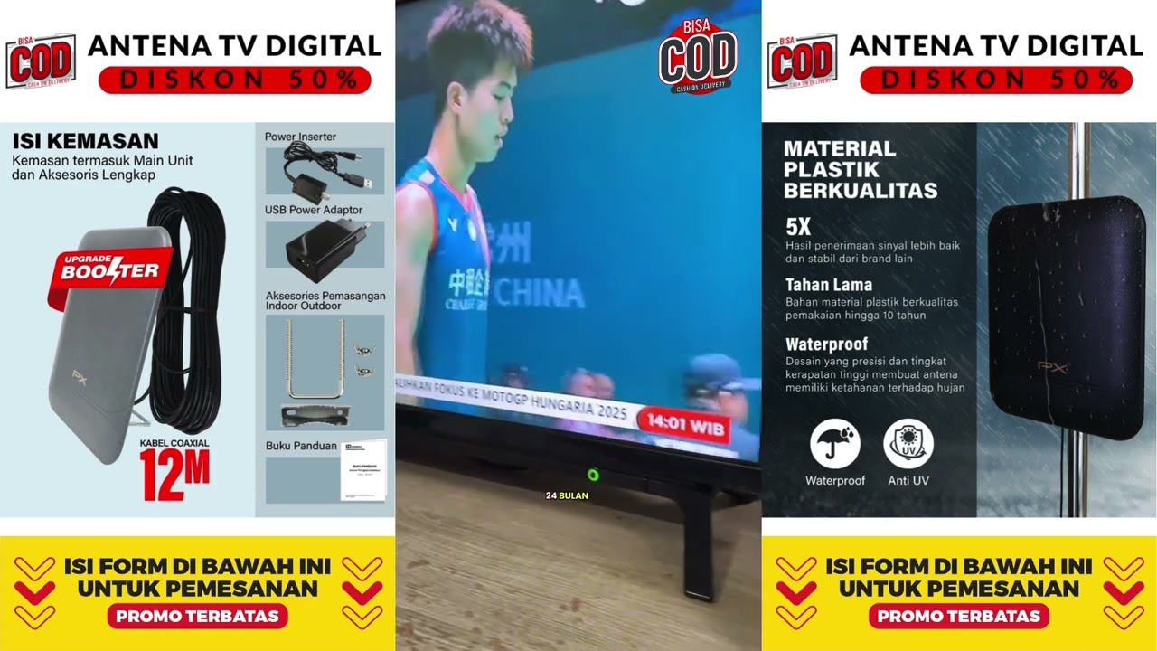 Antena Digital Px Gratis biaya bulanan