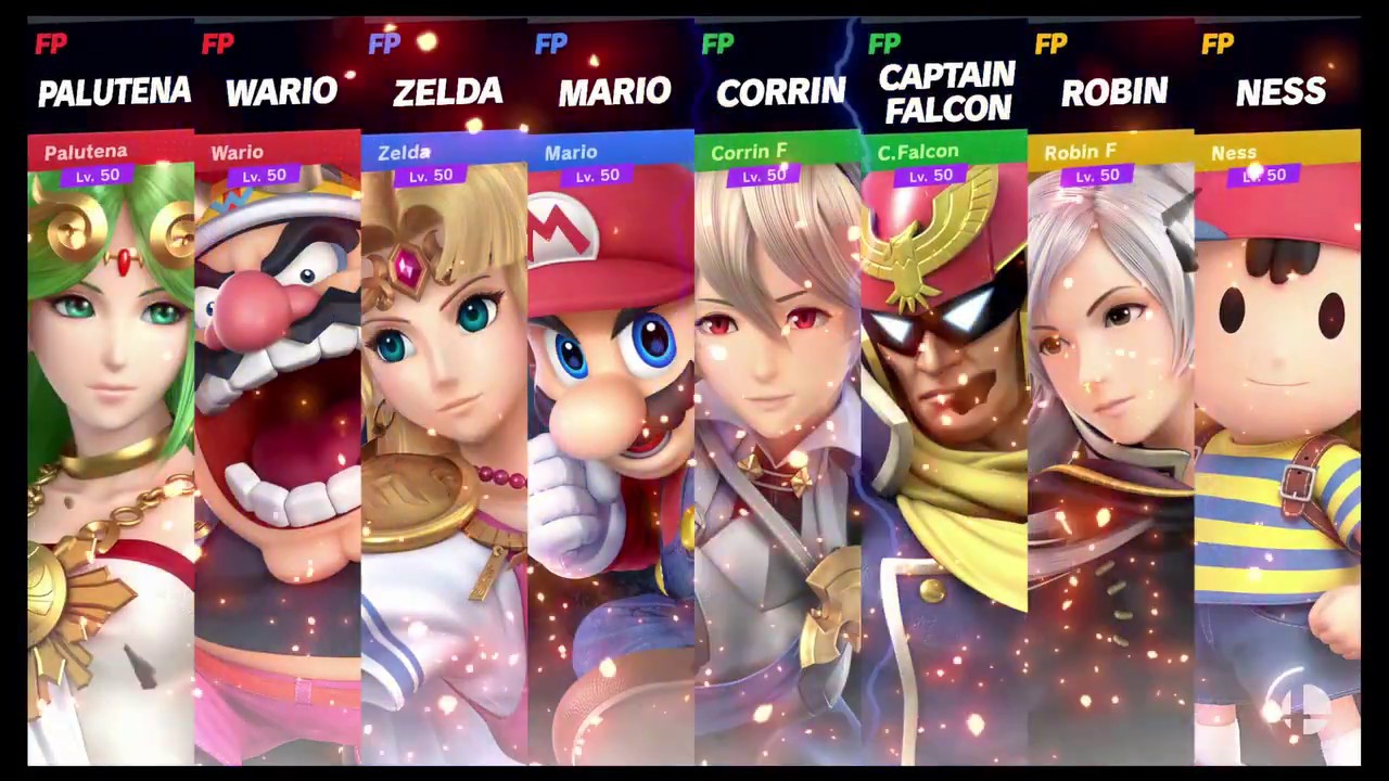 Super Smash Bros Ultimate Amiibo Fights Request #1379 4 Team Battle at Balloon Fight