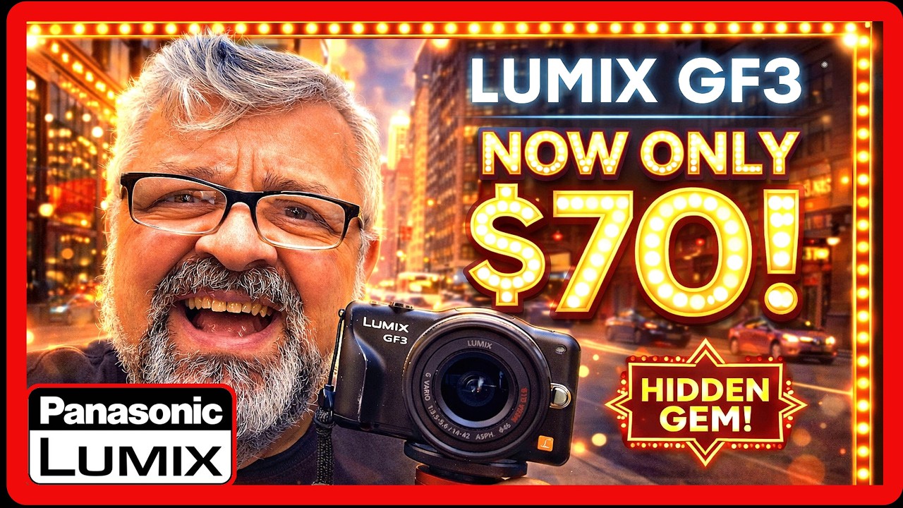 Обзор беззеркальной камеры LUMIX GF-3. Объектив Panasonic 14-42mm OIS для ночной съемки, класс 62...