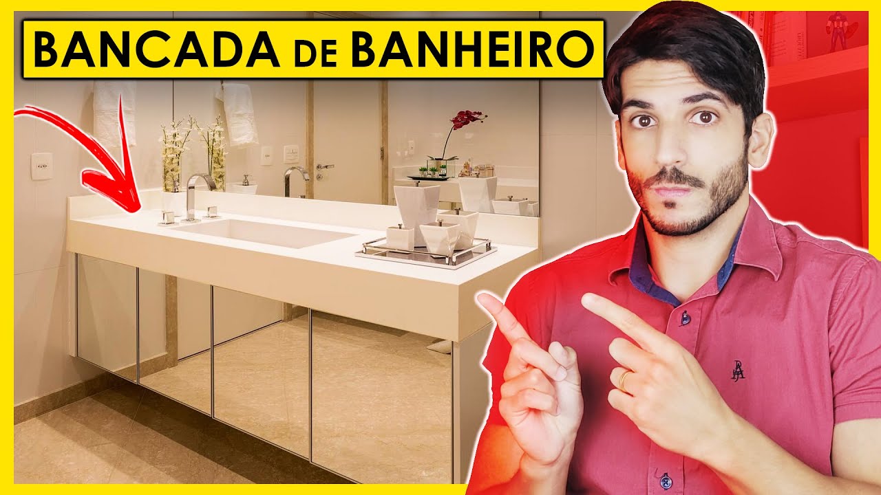 PIA DE BANHEIRO - 20 TIPOS DE BANCADA, PORCELANATO, GRANITO, QUARTZO E MUITO MAIS