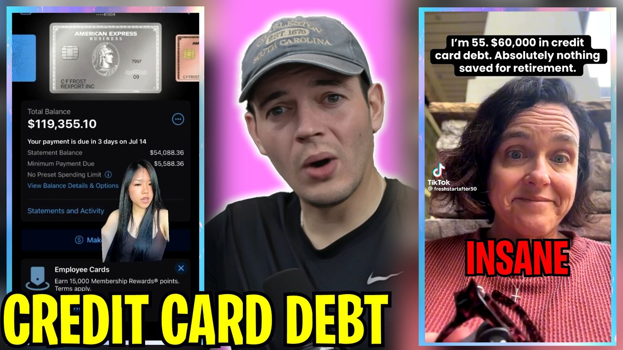 Let's Watch 1 Hour of INSANE Credit Card Debt