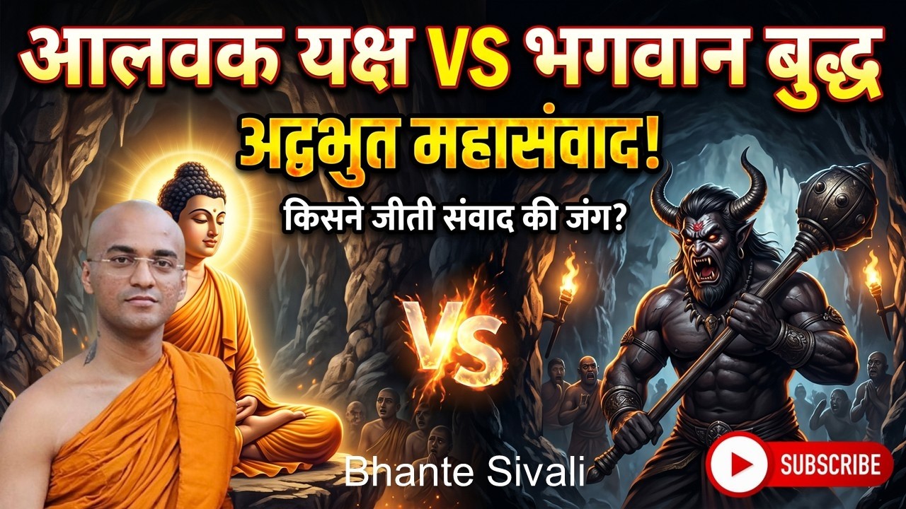 आलवक यक्ष और भगवान बुद्ध का संवाद l जानिए विस्तार से ? भगवान और अलवक यक्क्ष | bhante Sivali #buddha