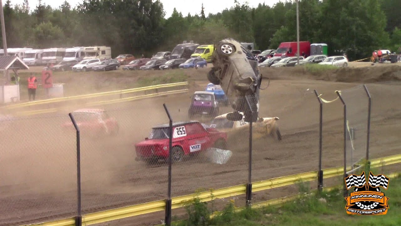 Poikkinaintiajot 2024 Lauantai Crashes