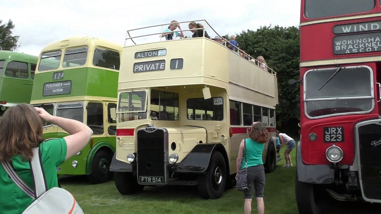A visit to the Alton Bus Rally. The Classic Buses. 21.07.2019.